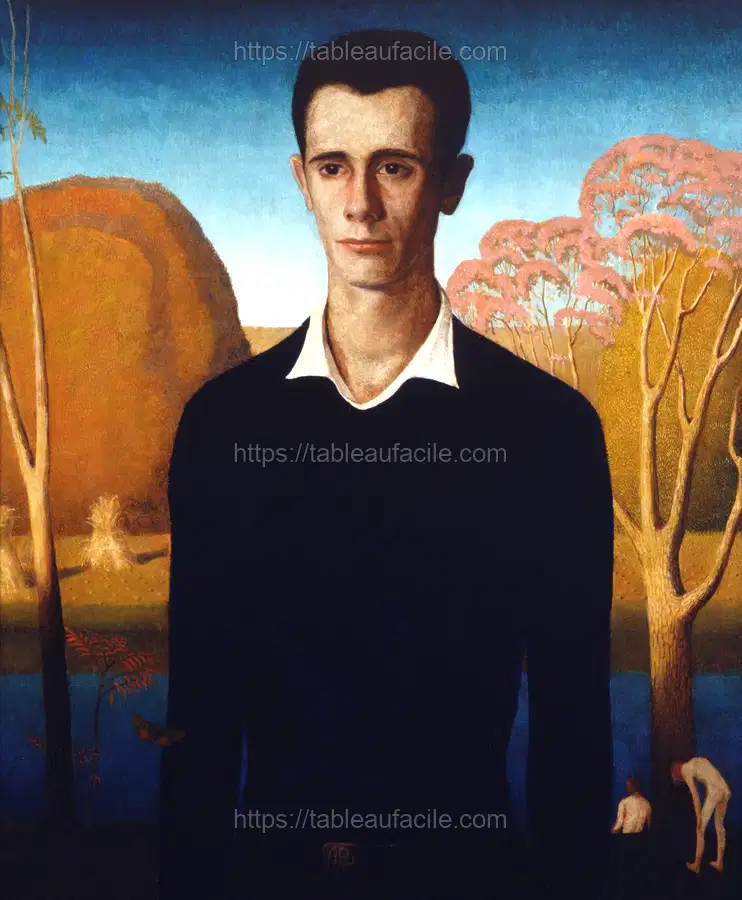 Grant Wood_s Arnold Comes of Age (1930) apercu