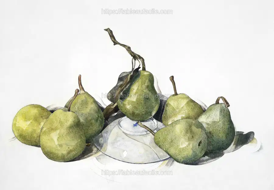 Green Pears (1929) by Charles Demuth apercu
