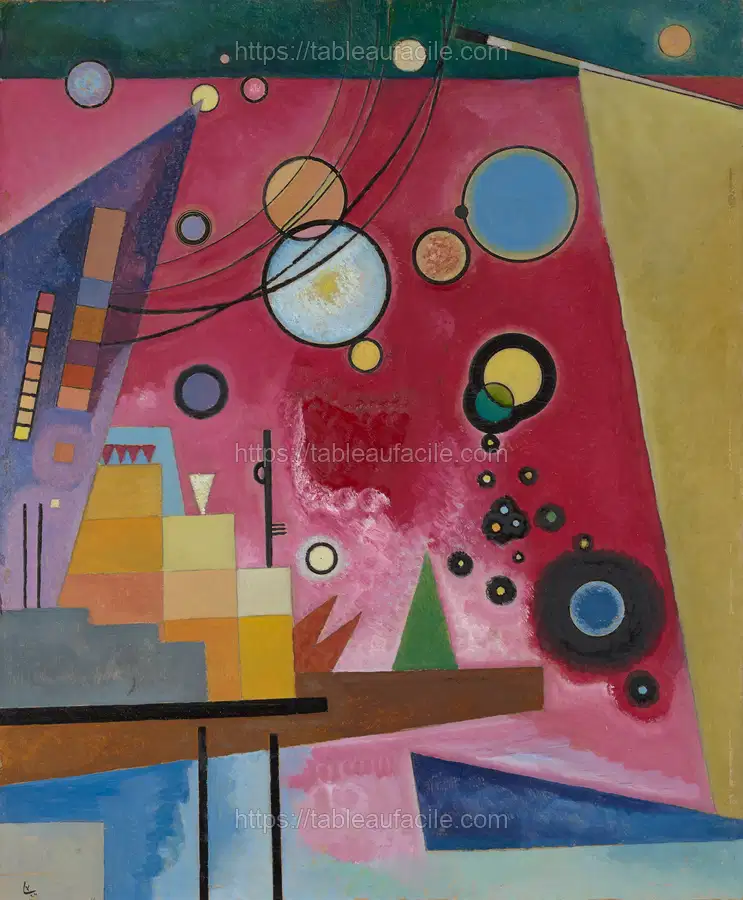 Heavy red (1924) Wassily Kandinsky apercu