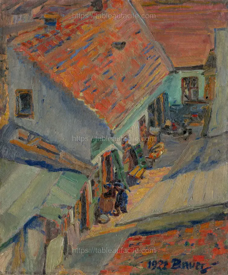 In front of the house by Konštantín Bauer apercu