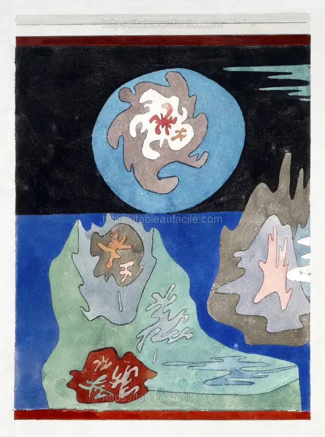 In the land of precious stones (1929)  by Paul Klee apercu