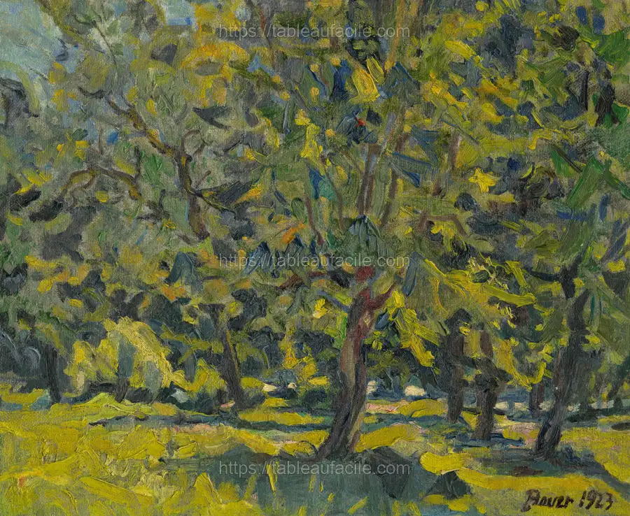 In the park by Konštantín Bauer apercu