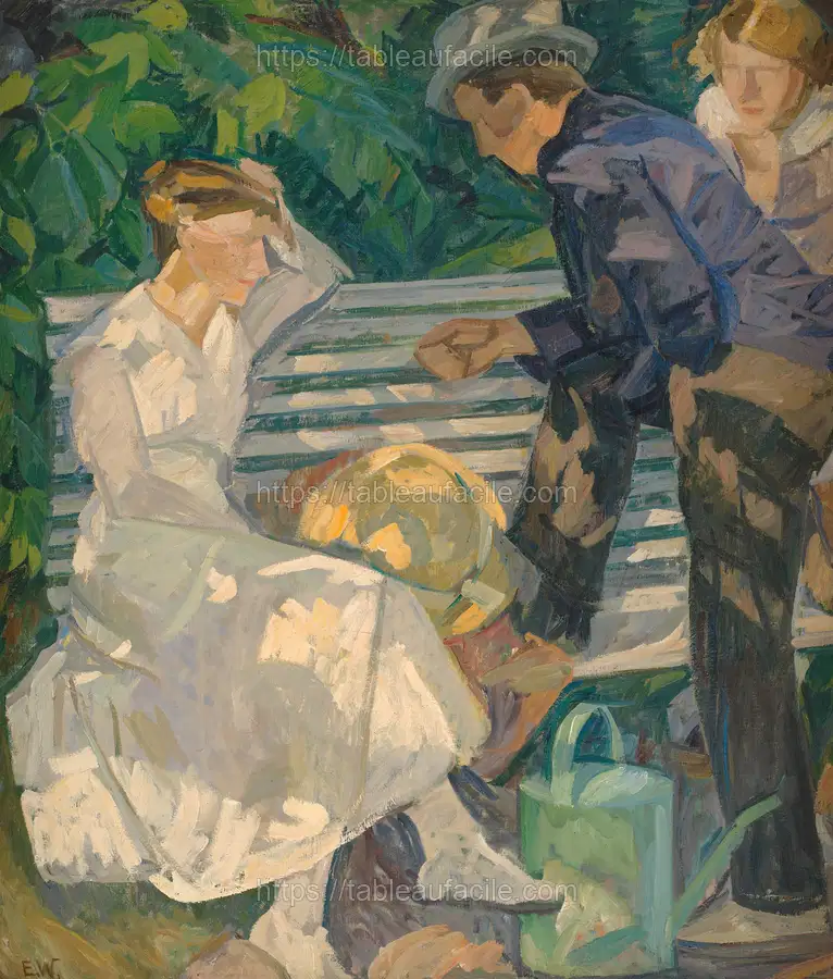 In the priest_s garden.Christiansø by Edvard Weie apercu
