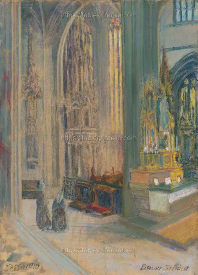 Interior of košice cathedral by Konštantín Bauer apercu