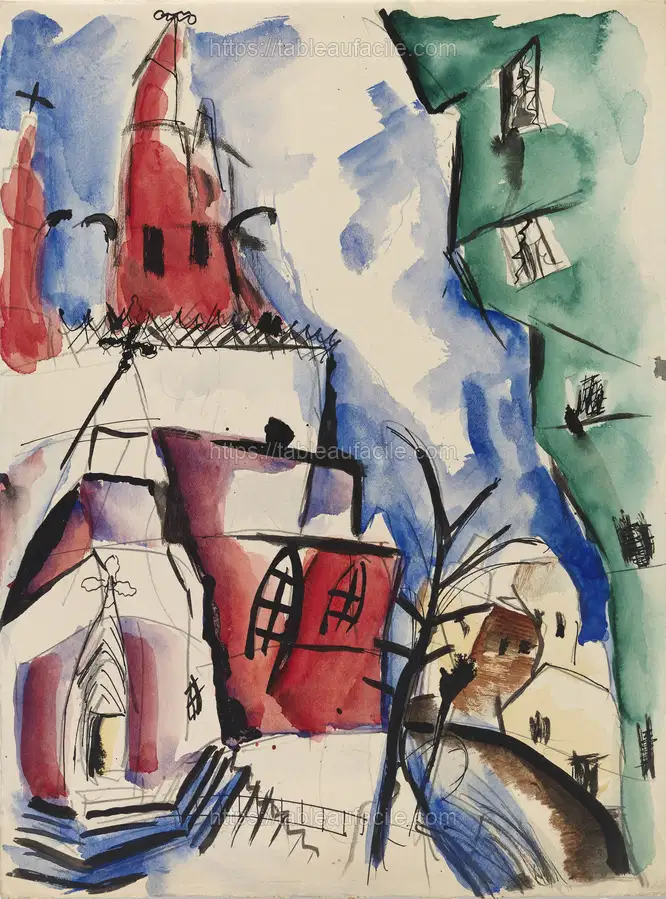 Kirkko, 1919, by Sulho Sipliä apercu