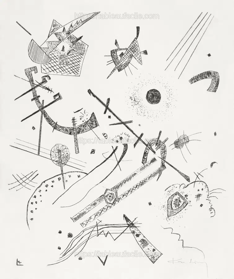 Kleine Welten (Small Worlds) (1922) Wassily Kandinsky apercu