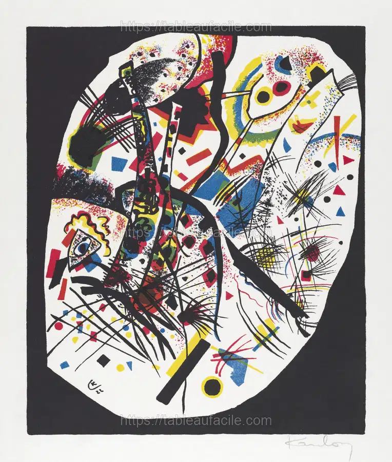 Kleine Welten III (Small Worlds III) (1922) Wassily Kandinsky apercu