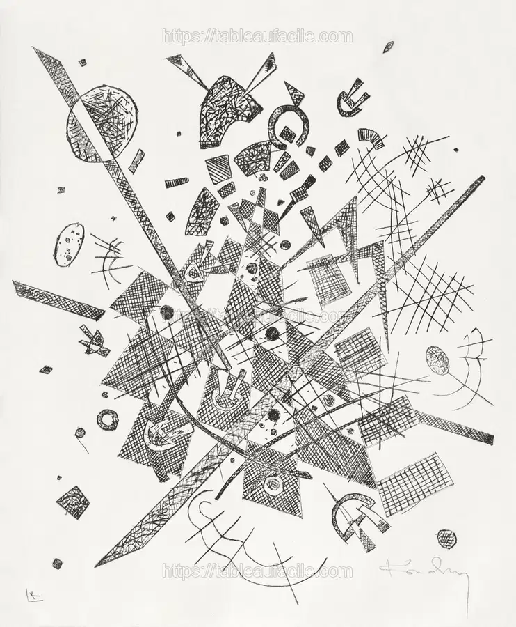 Kleine Welten IX (Small Worlds IX) (1922) Wassily Kandinsky apercu