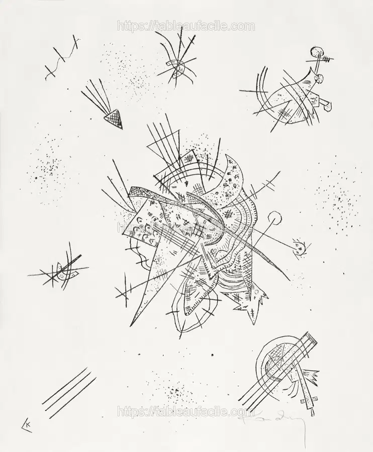 Kleine Welten X (Small Worlds X) (1922)Wassily Kandinsky. apercu