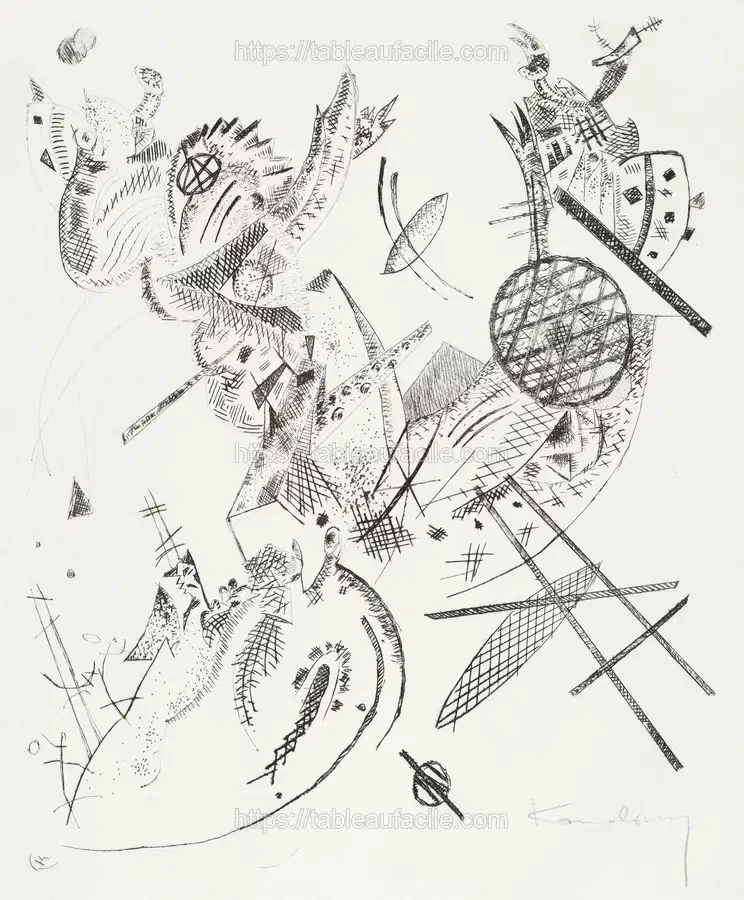 Kleine Welten XII (Small Worlds XII) (1922) Wassily Kandinsky apercu