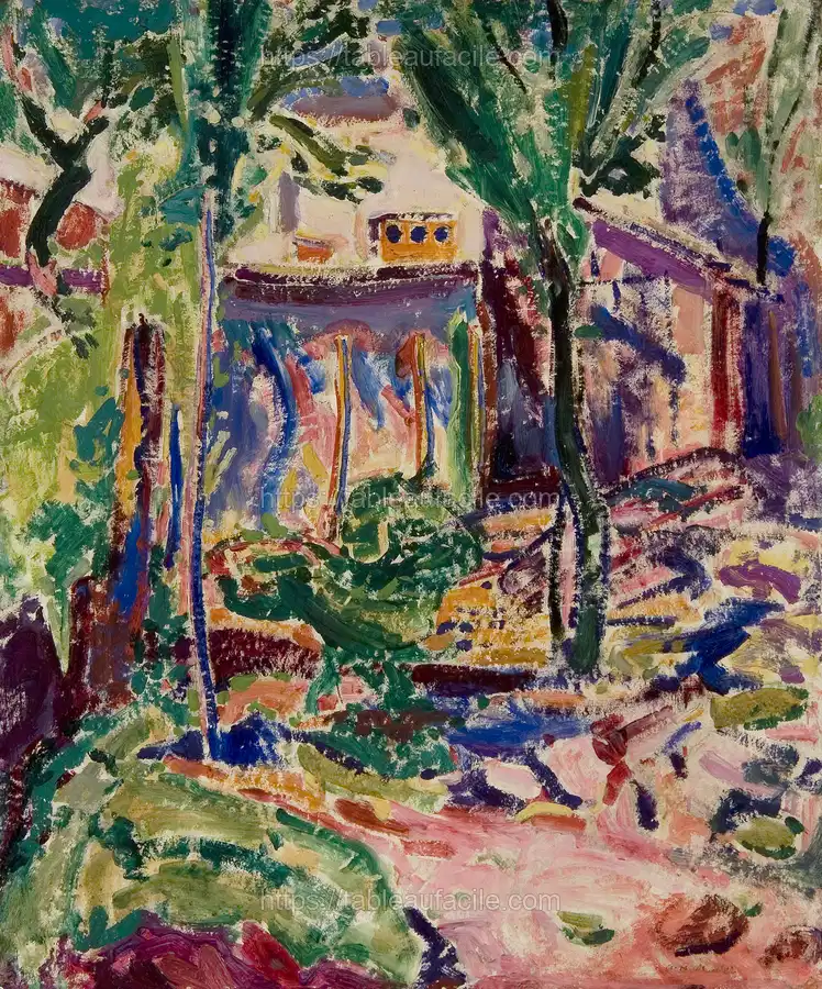 Landscape with House by Alfred Henry Maurer apercu
