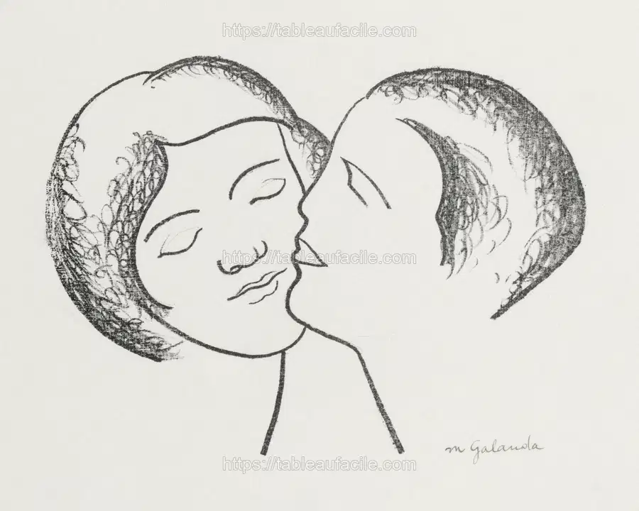 Lovers iii. (1926) by Mikulas Galanda. apercu