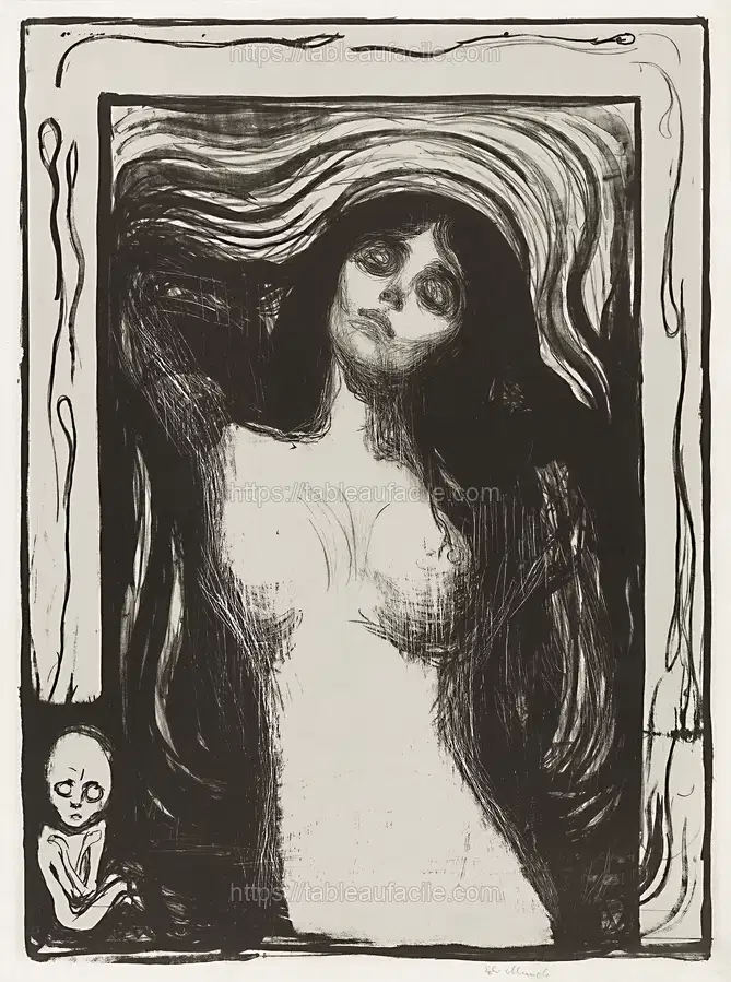 Madonna Liebendes Weib (1895) by Edvard Munch apercu