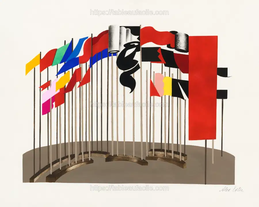 Maquettes de theatre i.-xv. (1930) by Alexandra Exter apercu