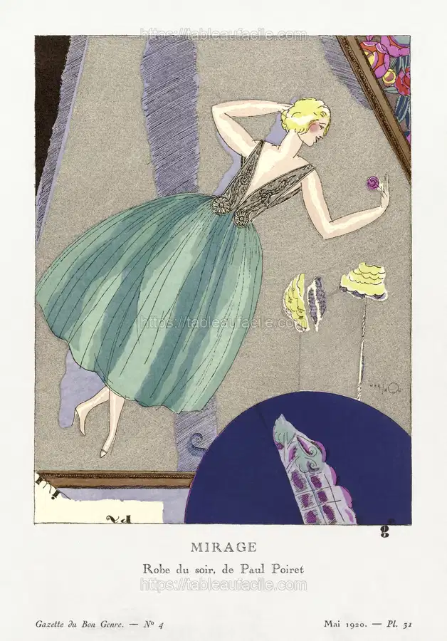 Mirage  Robe du soir, de Paul Poiret (1920) Mario Simon apercu