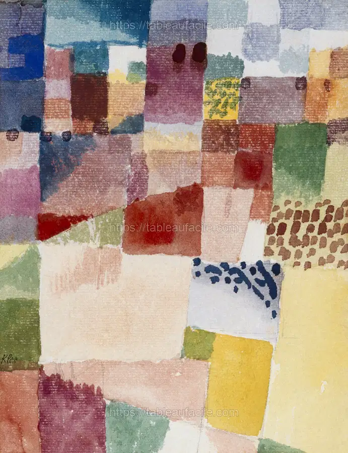 Motif from Hammamet (1914)  Paul Klee apercu