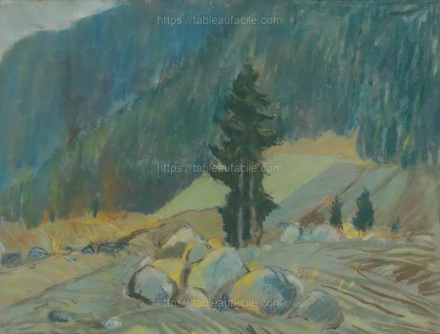 Mountain brook between boulders by Zolo Palugyay apercu