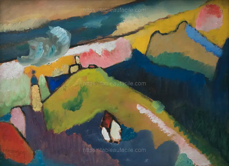Murnau Mountain Landscape with Church apercu
