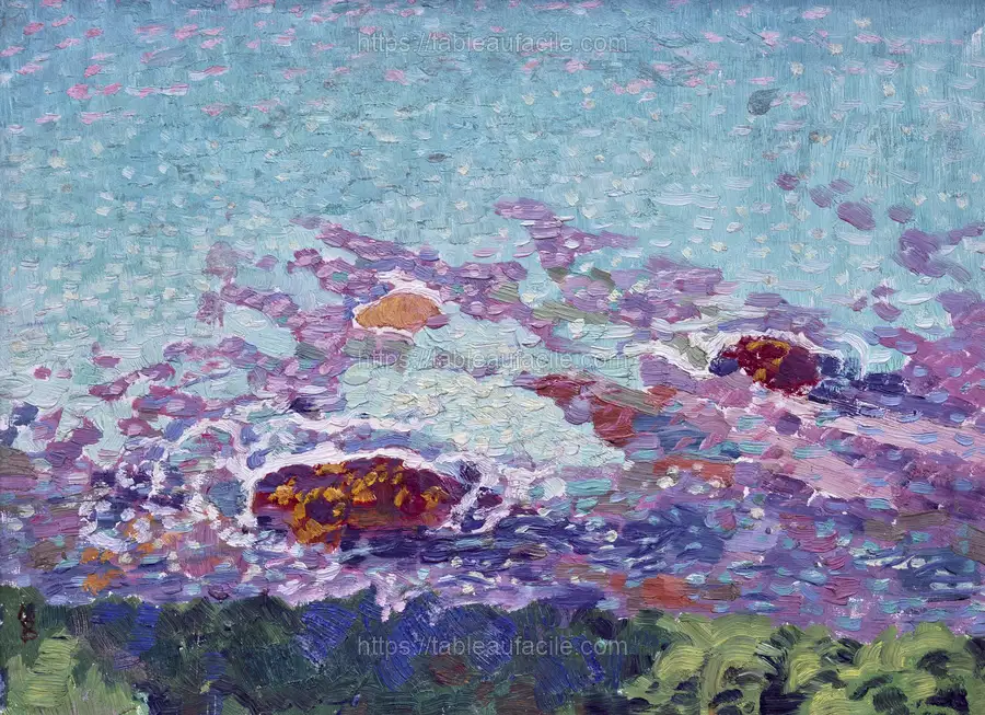 Ocean Coast painting in high resolution by Maurice Denis apercu