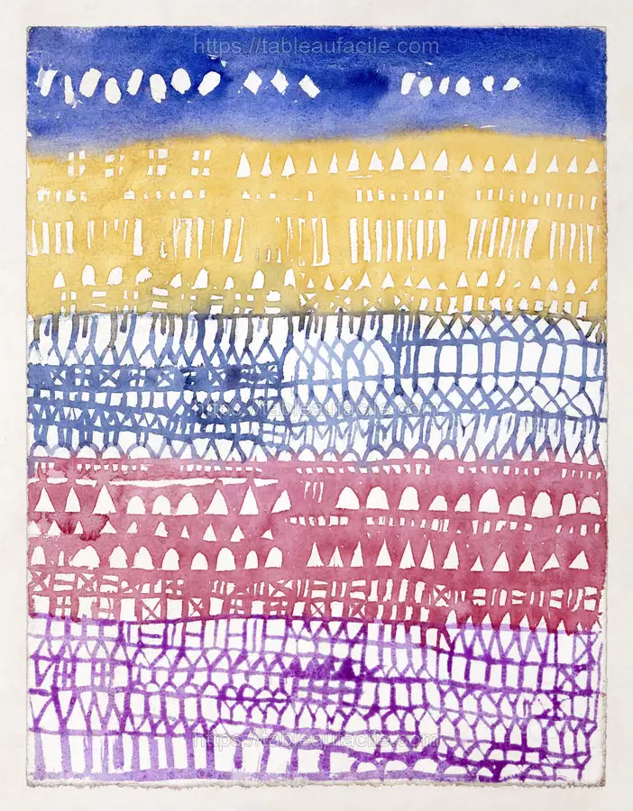 Old City (1928) painting in high resolution by Paul Klee apercu