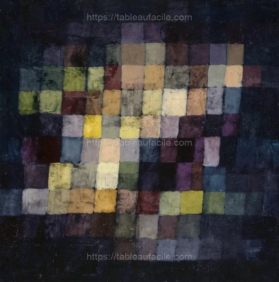 Old sound (1925) painting in high resolution by Paul Klee apercu