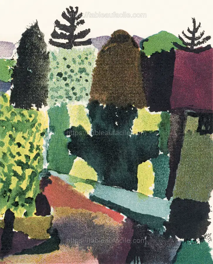 Park (1920) by Paul Klee apercu