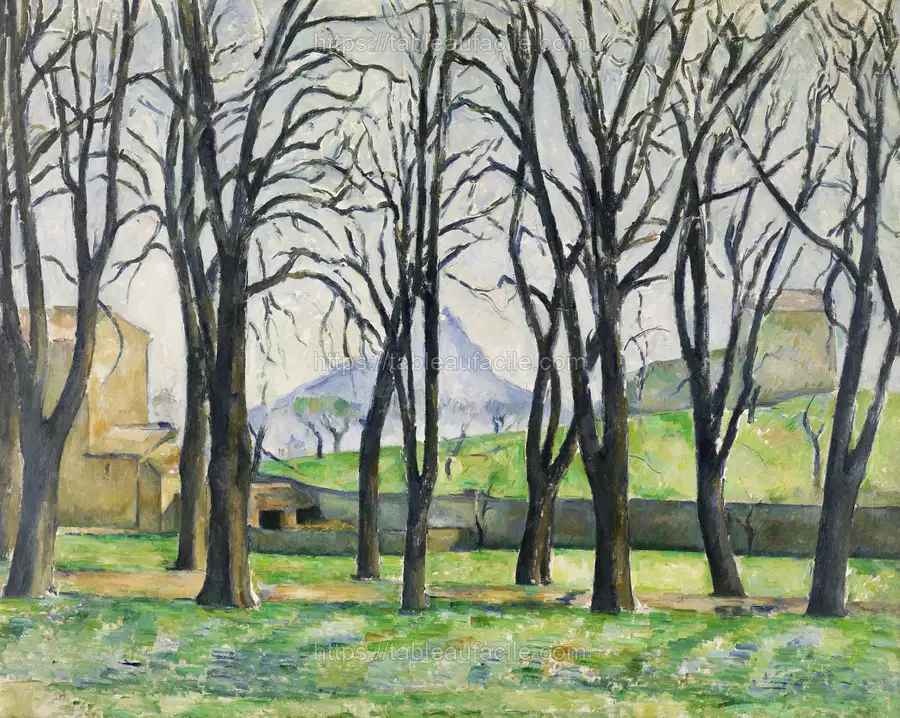Paul Cézanne_s Chestnut Trees at Jas de Bouffan (1885-1886) apercu