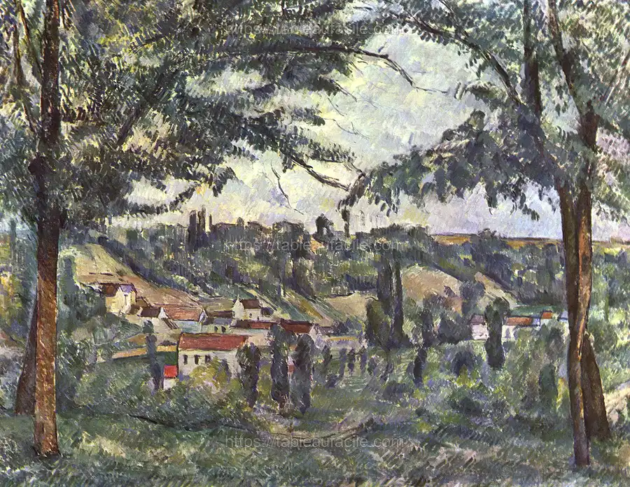 Paul Cézanne_s The Hameau des Pâtis (1881) apercu