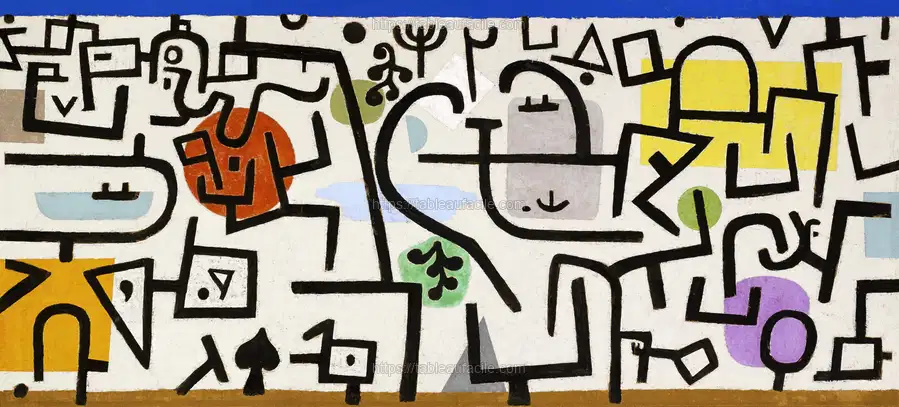 Paul Klee_s Rich Port (a travel picture, 1938) apercu