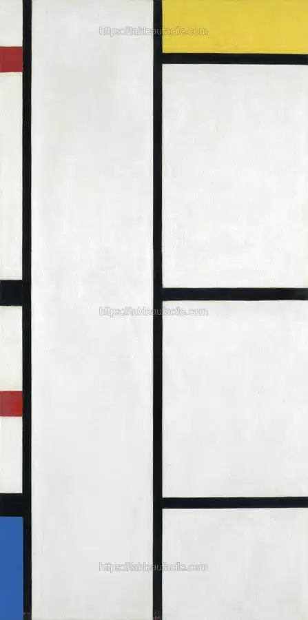 Piet Mondrian_s Composition with Red, Yellow, and Blue apercu