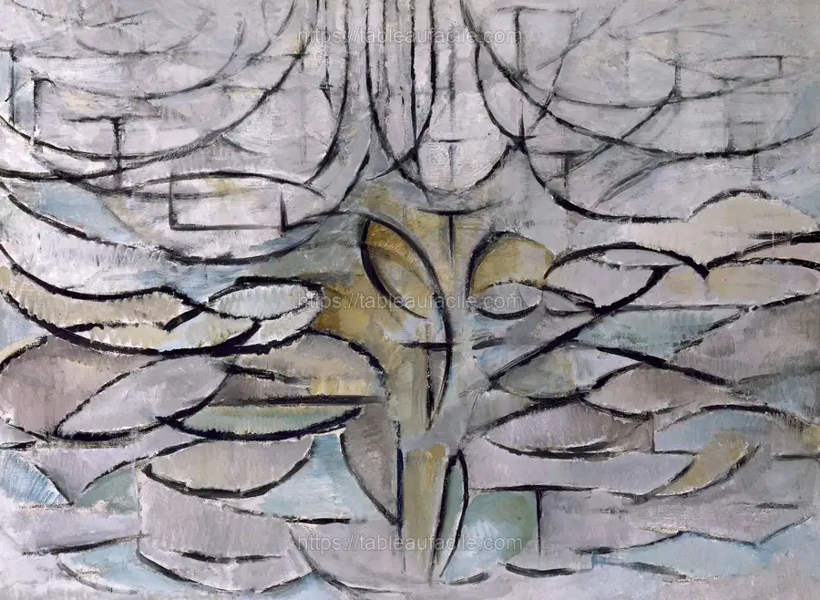 Piet Mondrian_s The Flowering Apple Tree (1912) apercu