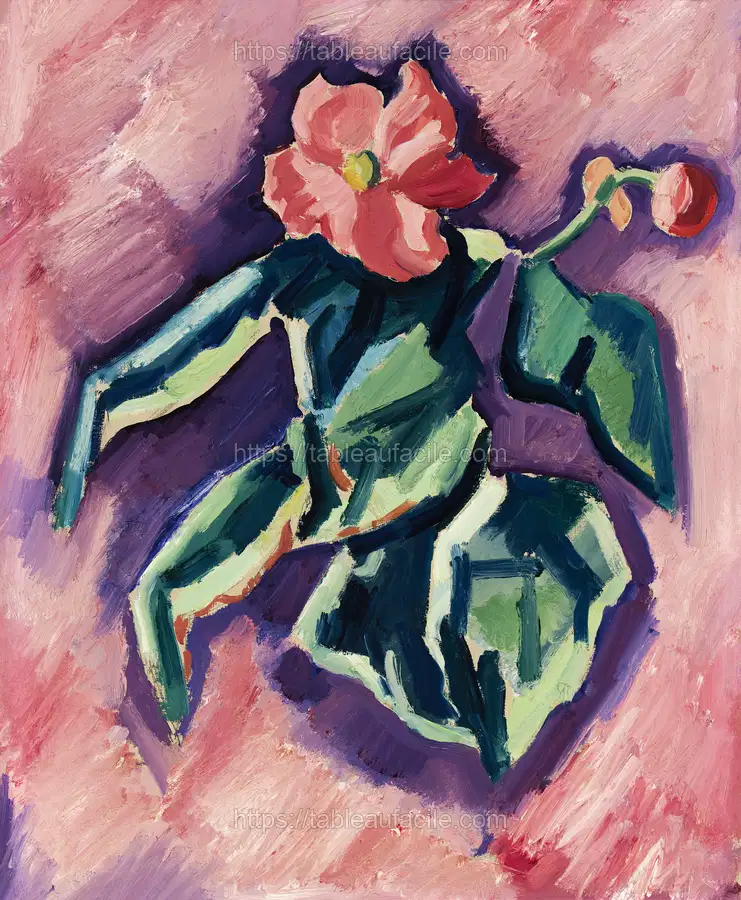 Pink Begonias (1928-1929) Marsden Hartley apercu