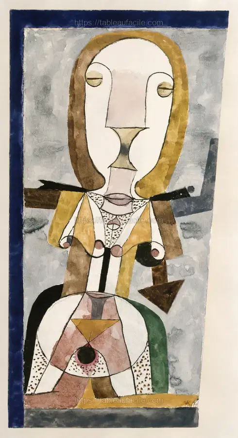 Popular Wall-Painting (1922) by Paul Klee apercu