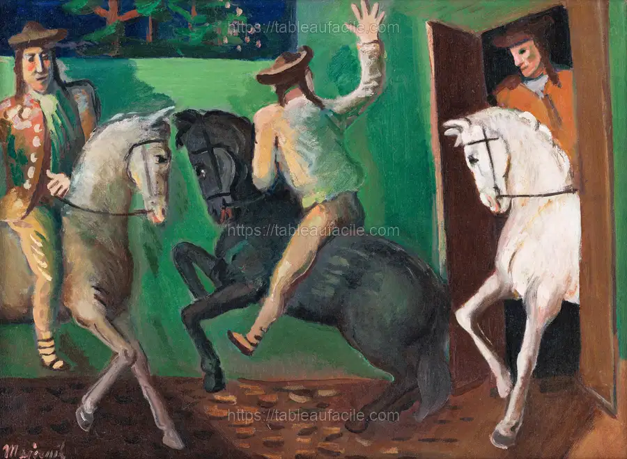 Riders (on horses) by Cyprián Majerník apercu