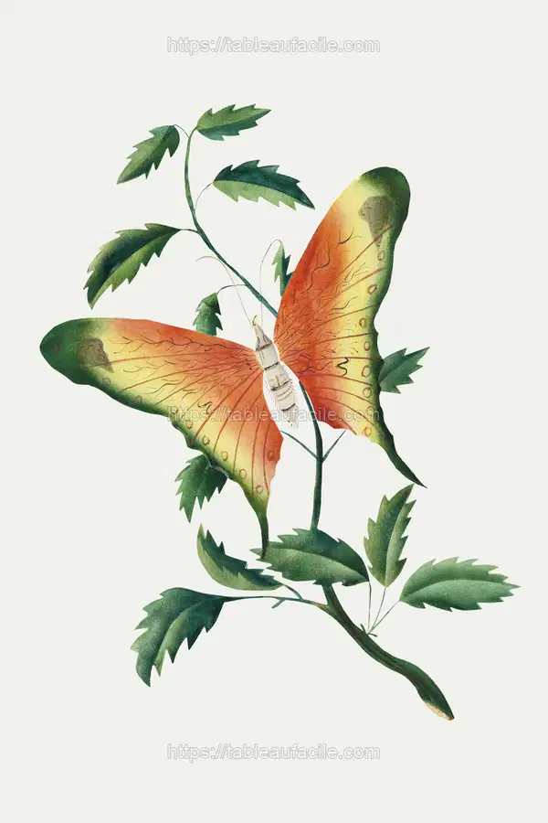 Rose Bush and Butterfly by Mary Altha Nims apercu