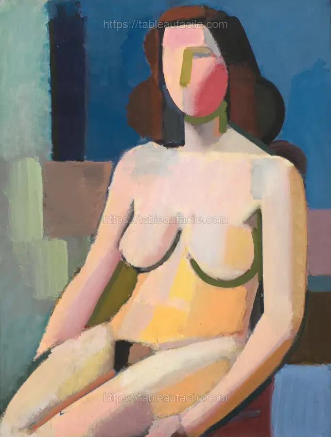 Seated female model by Vilhelm Lundstrøm 2 apercu