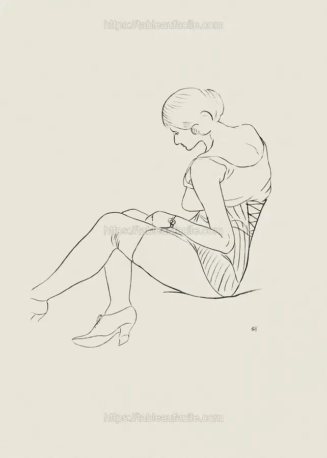 Semi-nude Woman, Seated by Ananda K. Coomaraswamy apercu