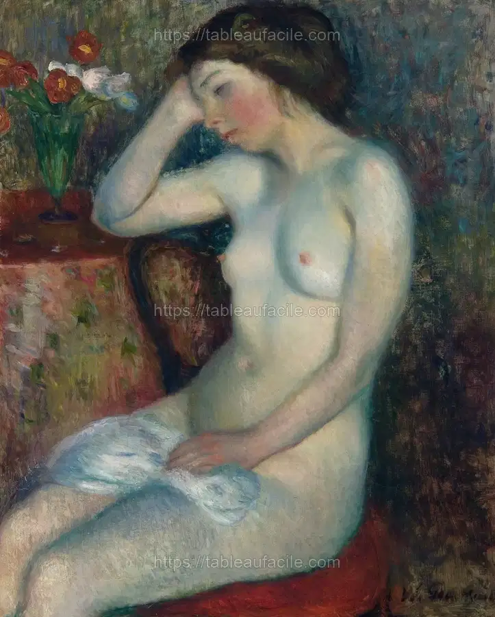Sleeping Girl by William James Glackens apercu