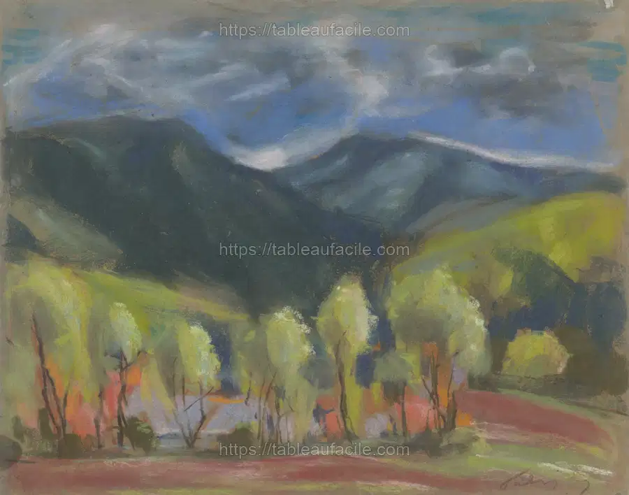 Spring landscape by Zolo Palugyay apercu