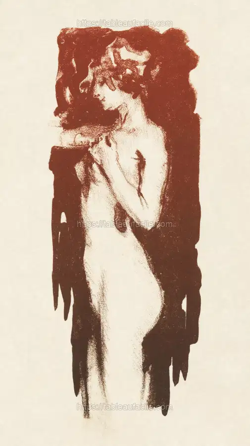 Staande naakte vrouw (1891–1931) by Huib Luns. apercu