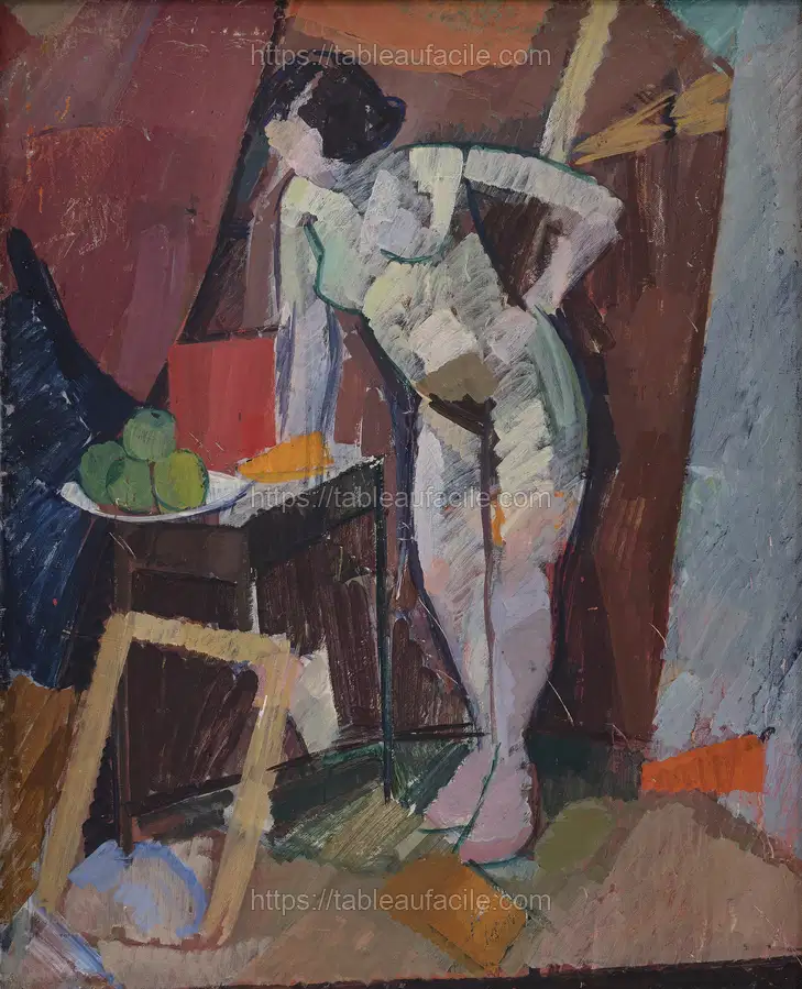 Standing Female Nude by Edvard Weie apercu