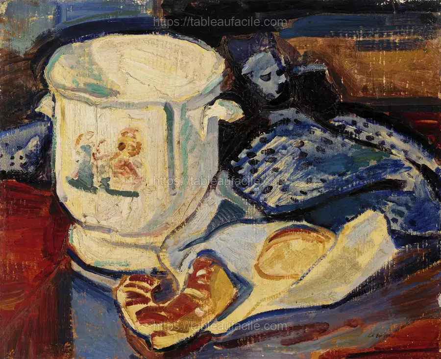 Still Life with Jardinière by Alfred Henry Maurer apercu