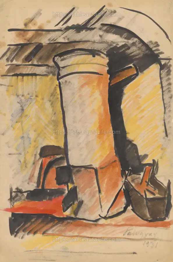 Still life - study for a painting by Zolo Palugyay apercu