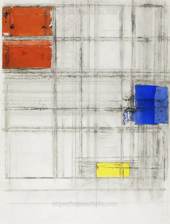 Study for a Composition (1940–1941)  by Piet Mondrian apercu