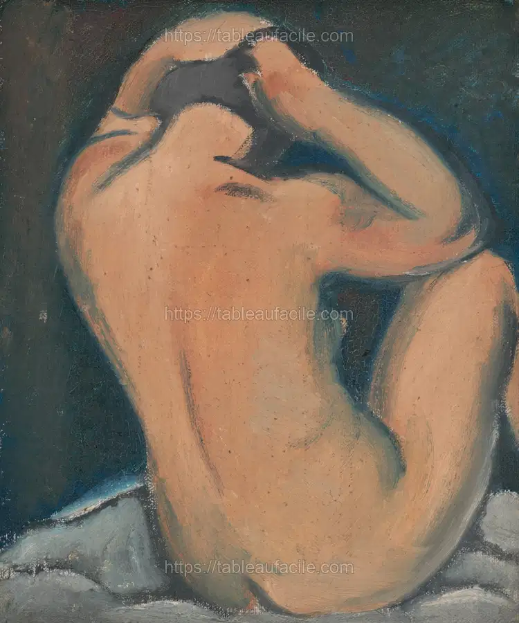 Study of a nude by Mikuláš Galanda apercu