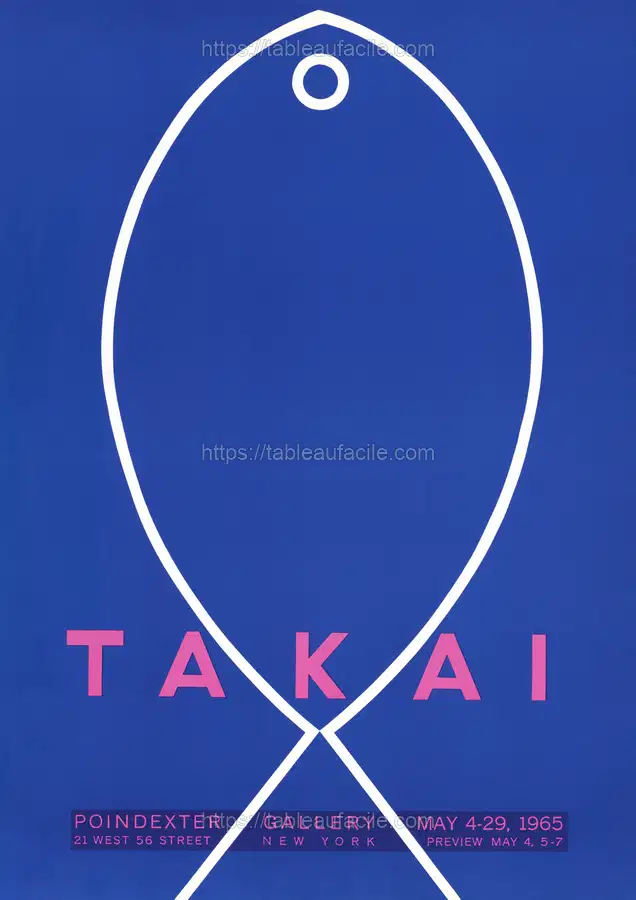 Takai (1965) blue apercu