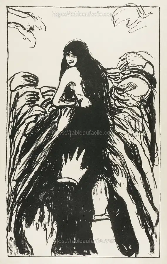 The Hands (1895) by Edvard Munch apercu