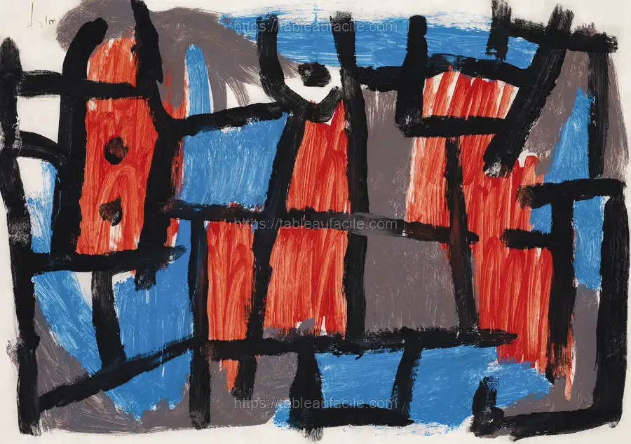 The Hour Before One Night (1940) by Paul Klee apercu