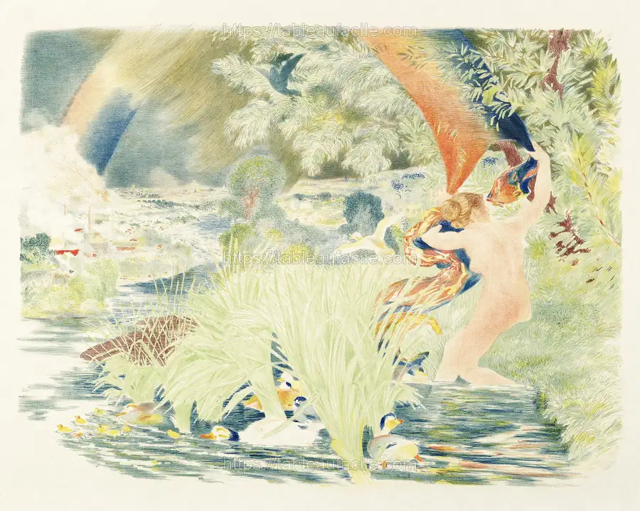 The Rainbow (1893) by Félix Bracquemond apercu