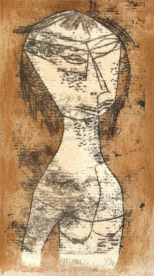 The Saint of the Inner Light (Die Helige vom inner Licht) (1921) by Paul Klee apercu